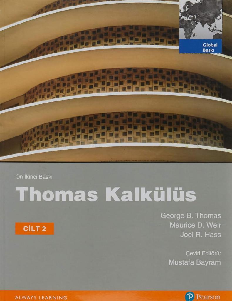 Thomas Kalkülüs 12. Baskı Cilt 2