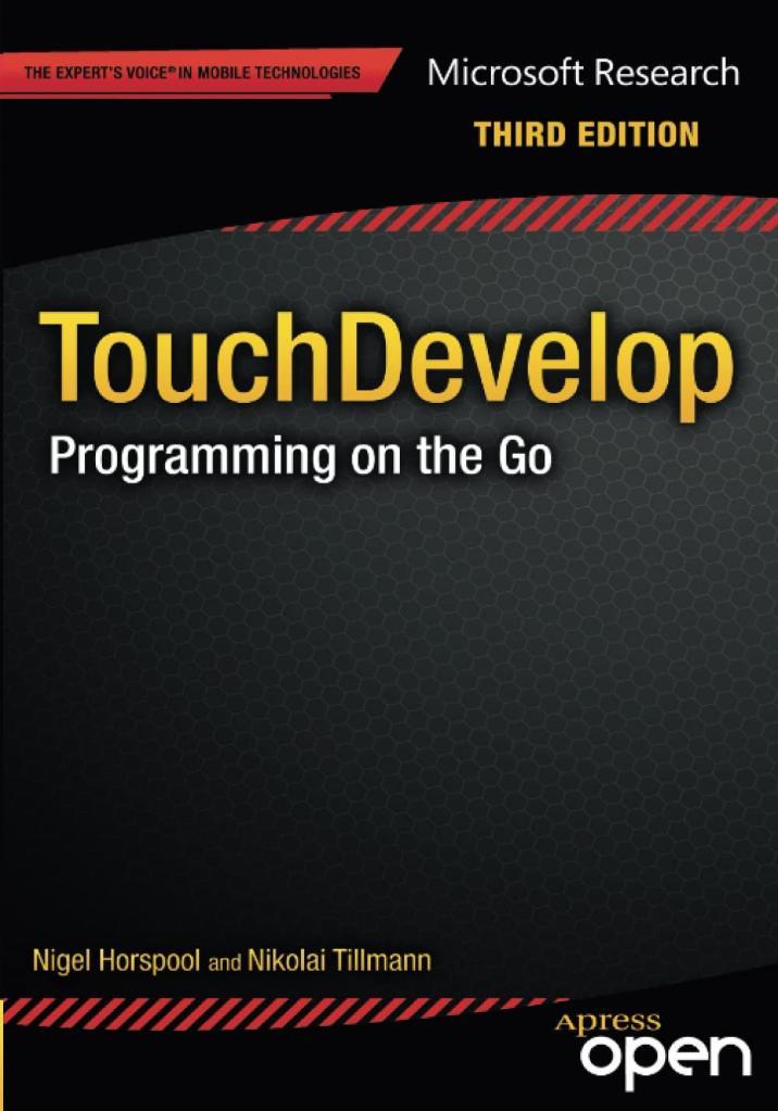 TouchDevelop: Programming on the Go 3rd ed. Edition