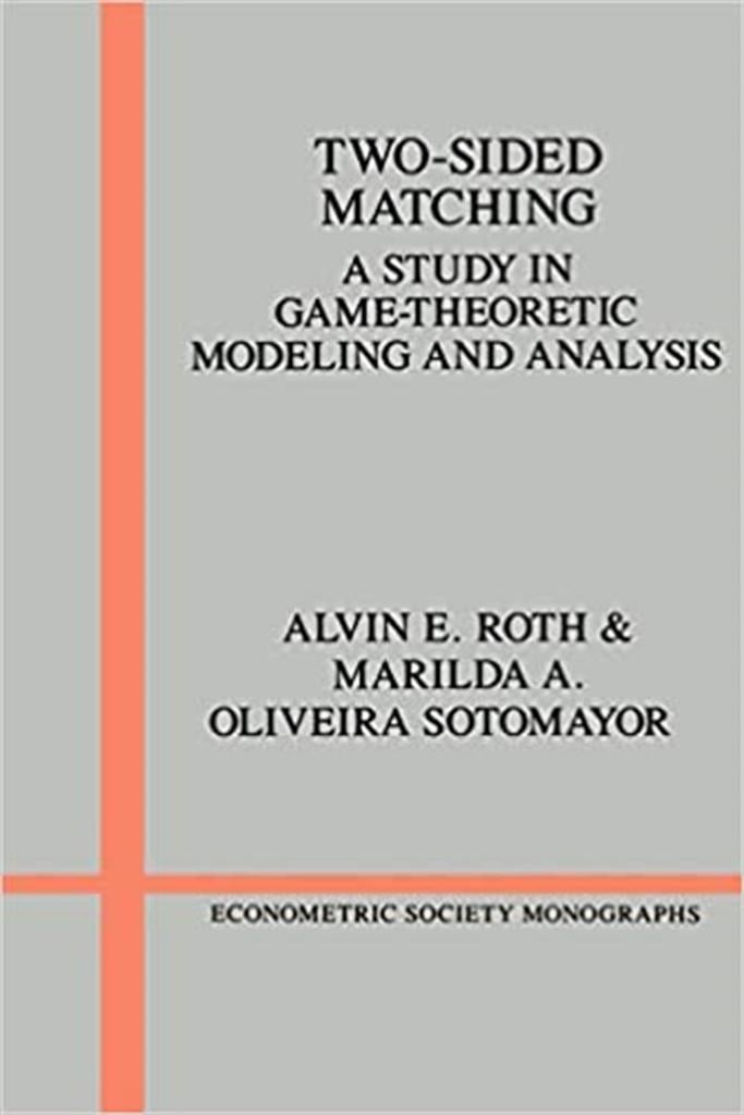 two sided matching theory (roth, alvin)