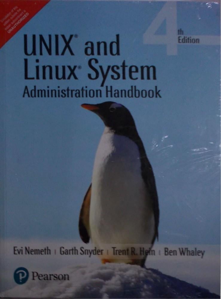 UNIX and Linux System Administration Handbook 4th Edition Pearson Nemeth Snyder 