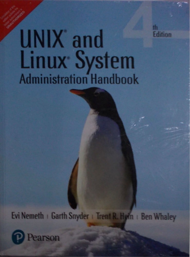 UNIX and Linux System Administration Handbook 4th Edition Pearson Nemeth Snyder 