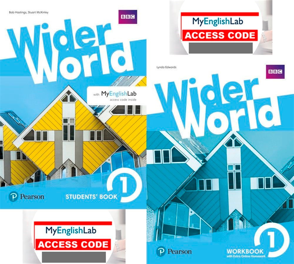 Wider World 1 Students' Book + Workbook with Myenglishlab  (Online Access Code lu)