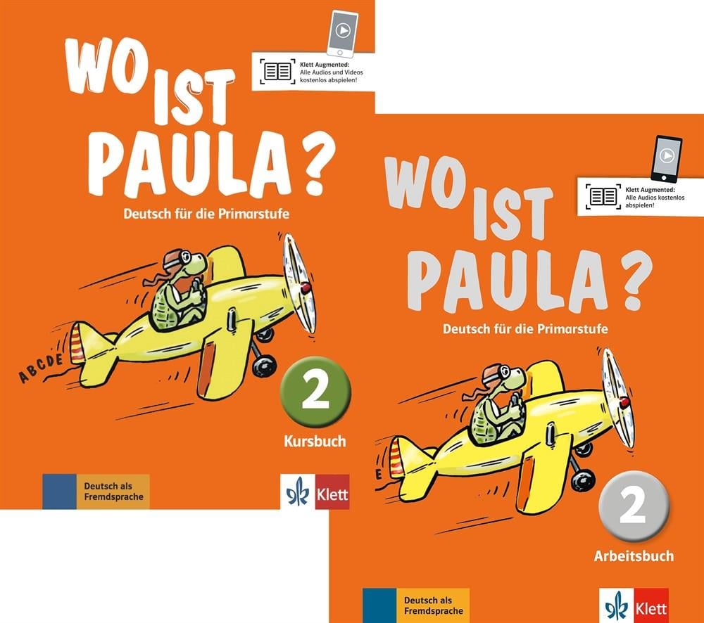 Wo ist Paula? 2 Kursbuch + Arbeitsbuch mit CD-ROM (MP3-Audios)