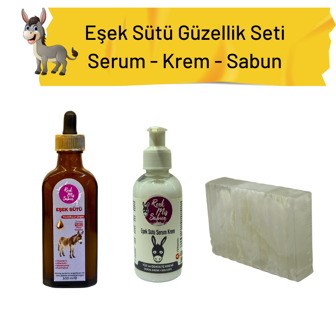 Eşek Sütü Güzellik Seti