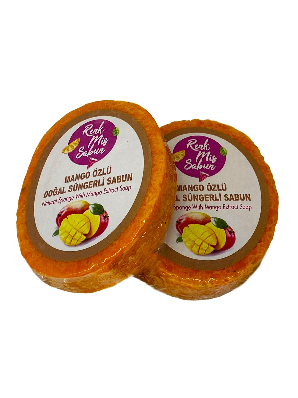 Mango Özlü Doğal Süngerli Sabun