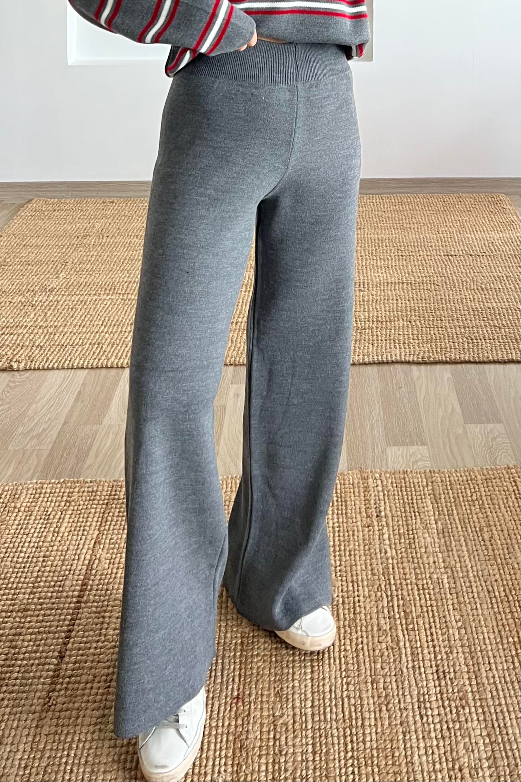 Antrasit Beli Lastikli Triko Pantolon uygun fiyatlarda www.butikhola.com adresinde