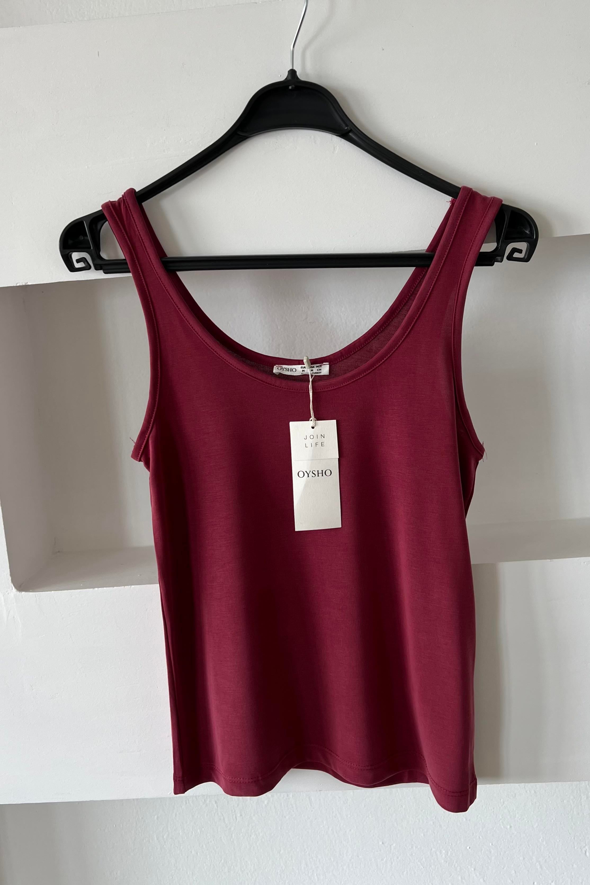 Bordo Modal Kolsuz Tshirt uygun fiyatlarda www.butikhola.com adresinde
