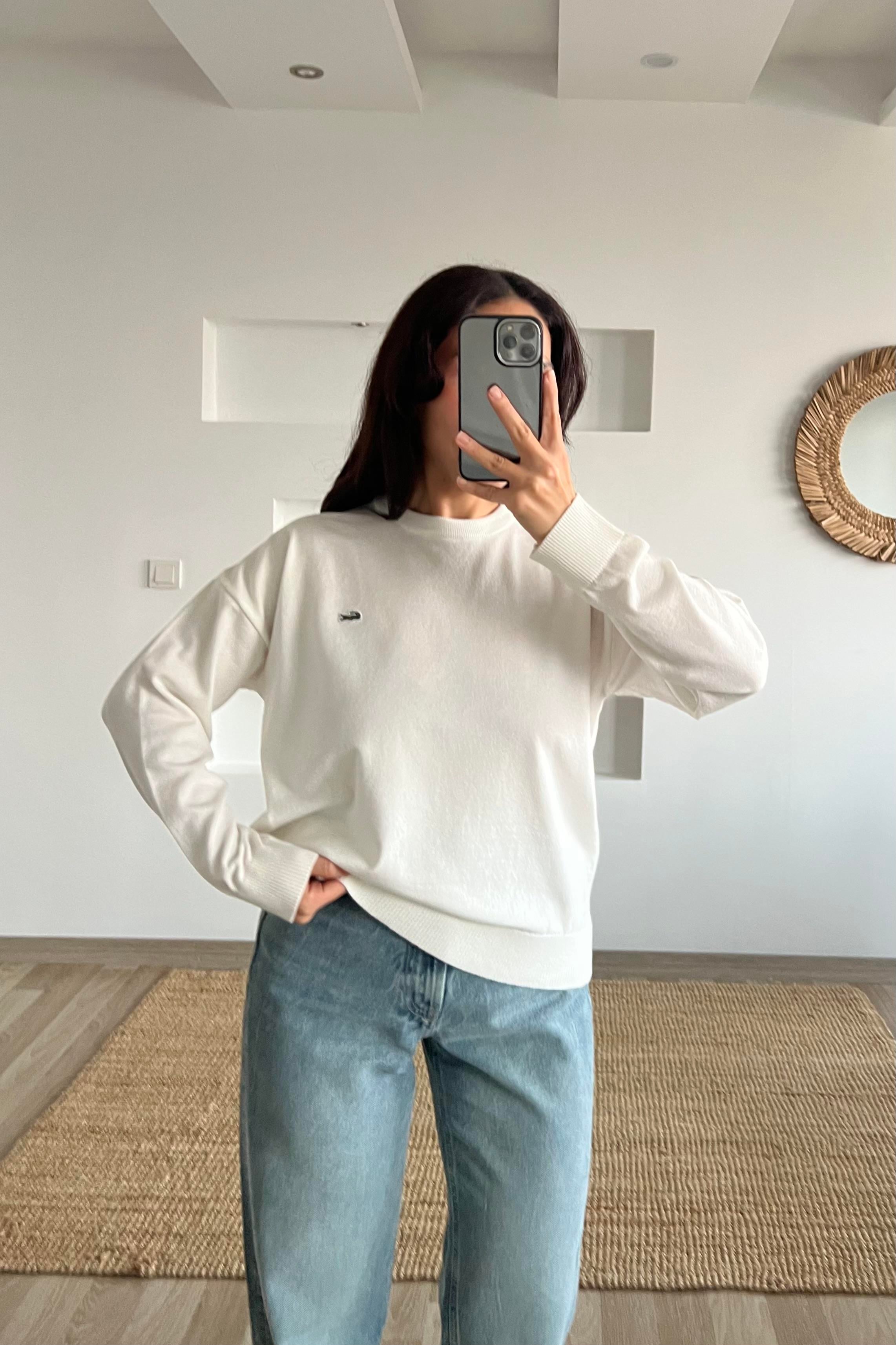 Ekru Yumuşak Dokulu Triko uygun fiyatlarda www.butikhola.com adresinde