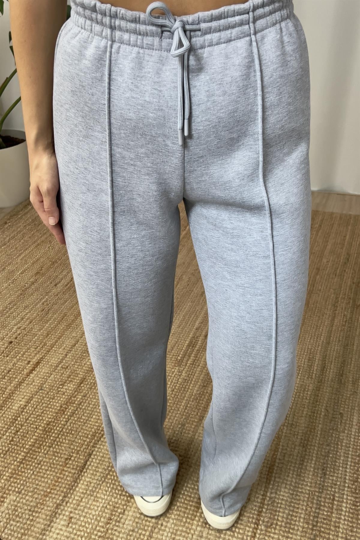 Gri Palazzo Eşofman Altı uygun fiyatlarda www.butikhola.com adresinde