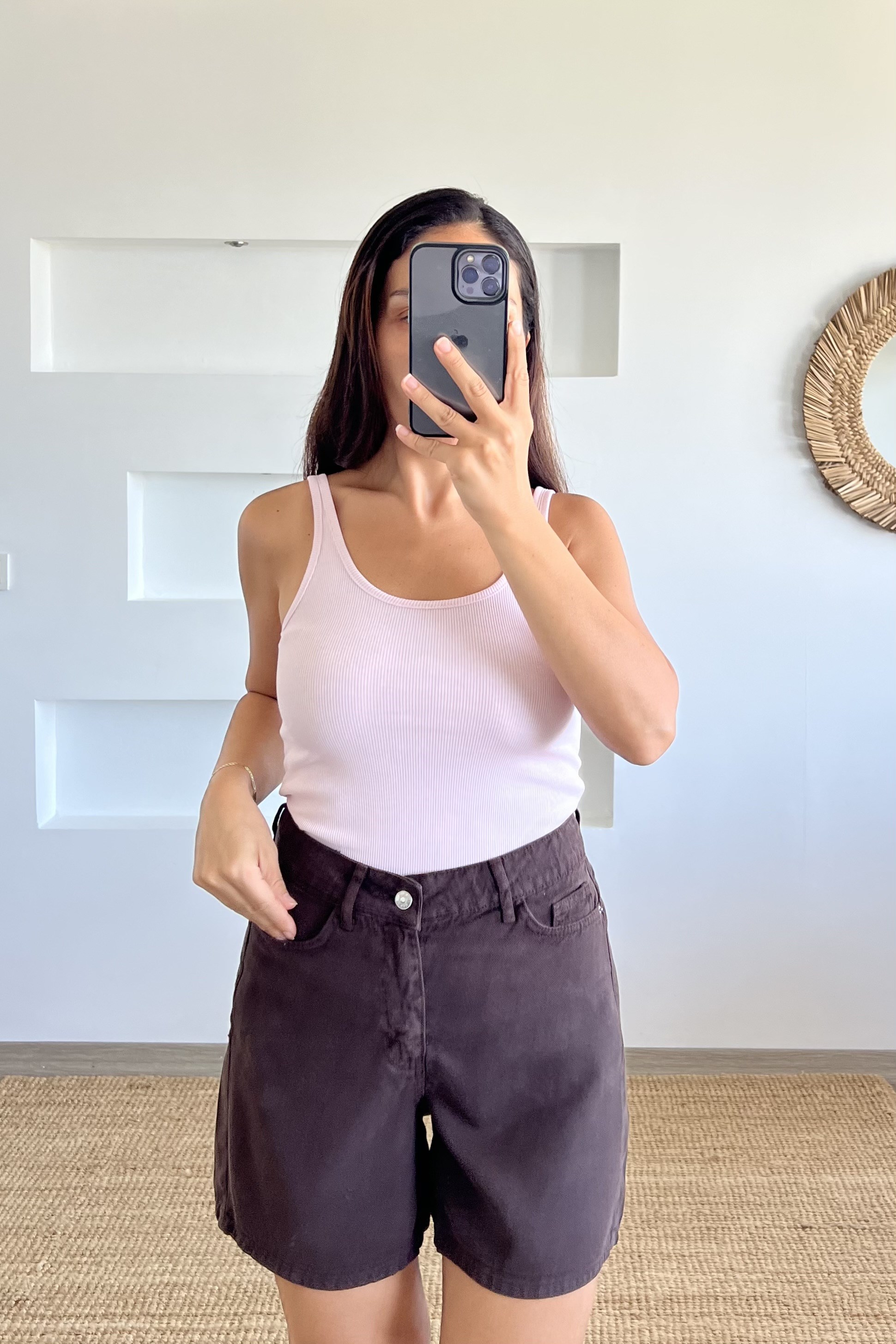 Kahve Yumuşak Dokulu Şehir Boy Şort uygun fiyatlarda www.butikhola.com adresinde