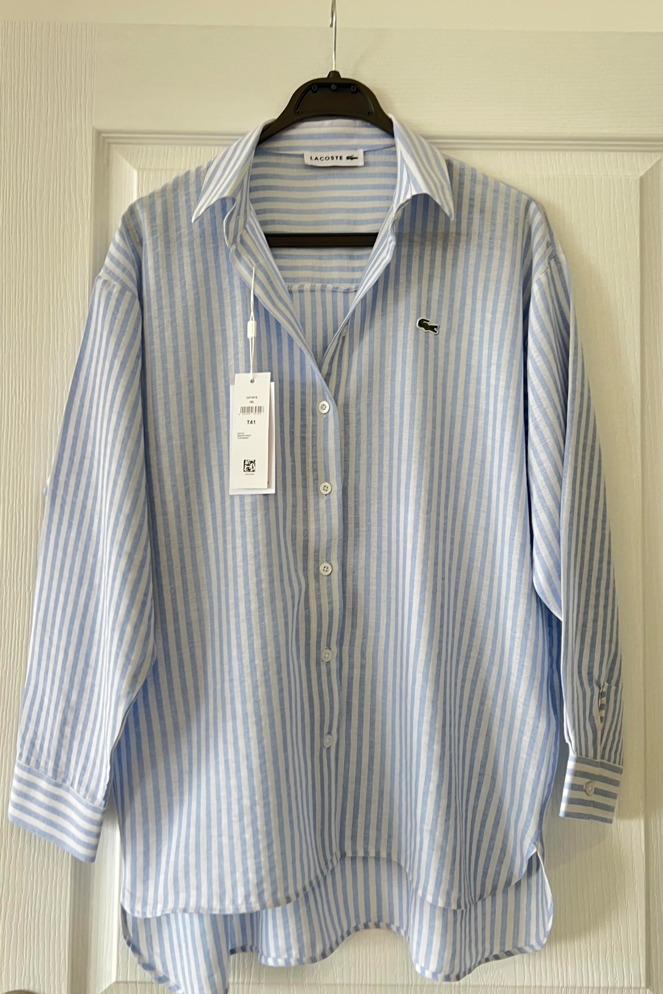 Mavi Çizgili Organik Pamuk Gömlek  uygun fiyatlarda www.butikhola.com adresinde