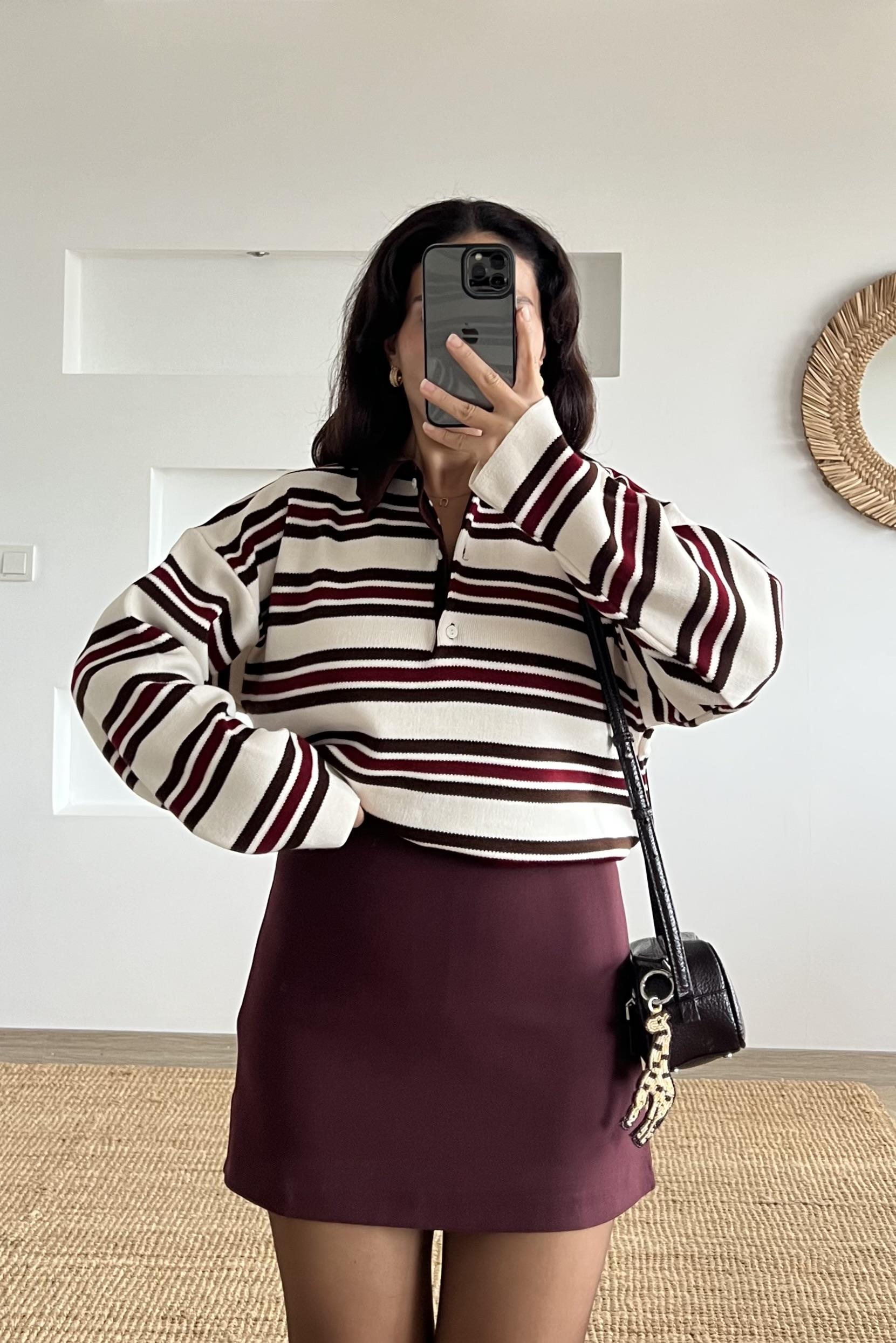 MD Bordo Mini Etek uygun fiyatlarda www.butikhola.com adresinde