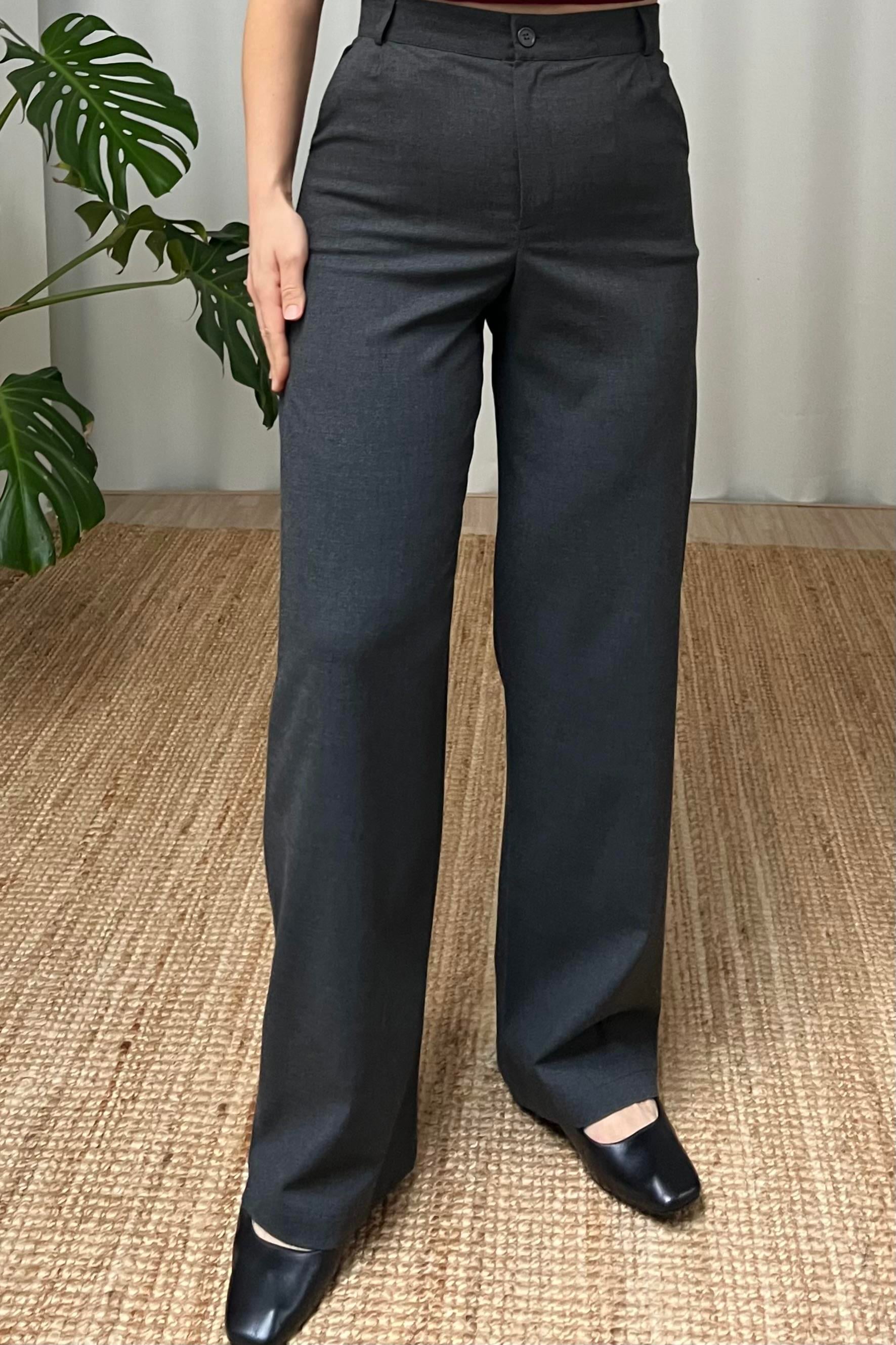 MD Füme Yüksek Bel Straight Fit Pantolon uygun fiyatlarda www.butikhola.com adresinde