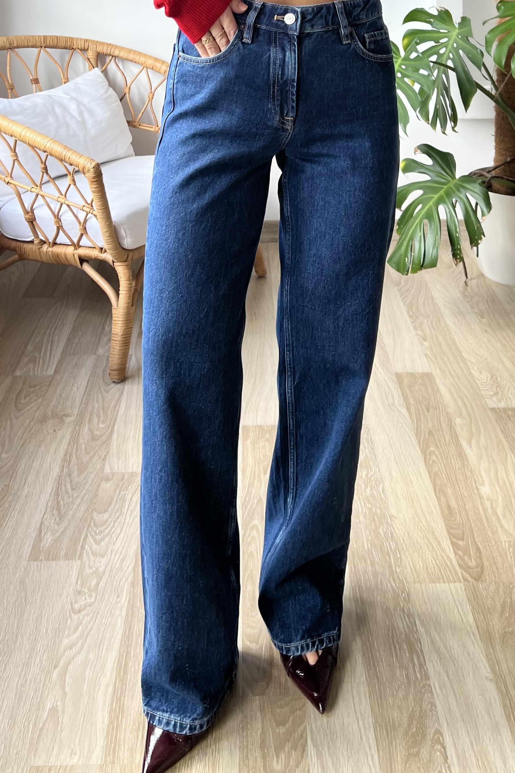 MD Orta Bel İndigo Düz Kesim Jean uygun fiyatlarda www.butikhola.com adresinde