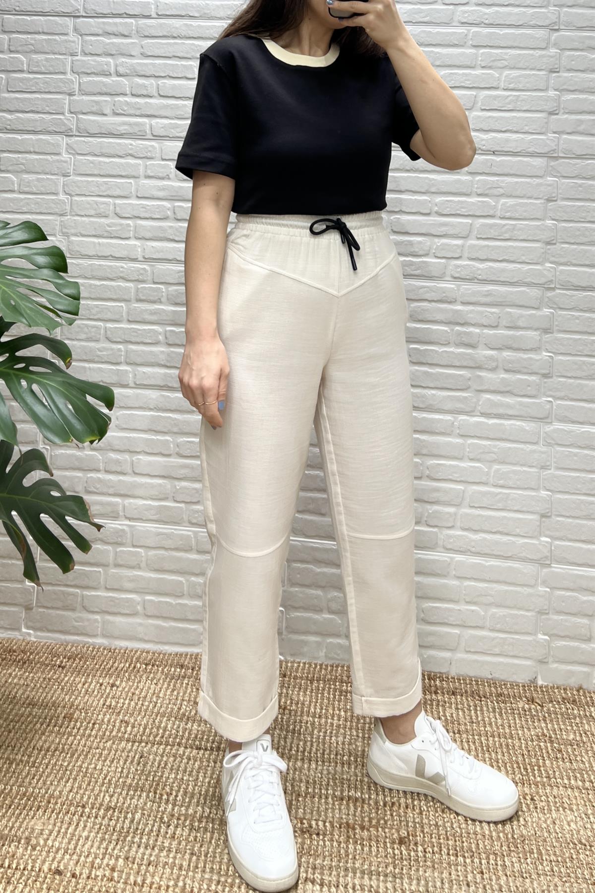 Orj Marka Müslin Jogger Pantolon uygun fiyatlarda www.butikhola.com adresinde