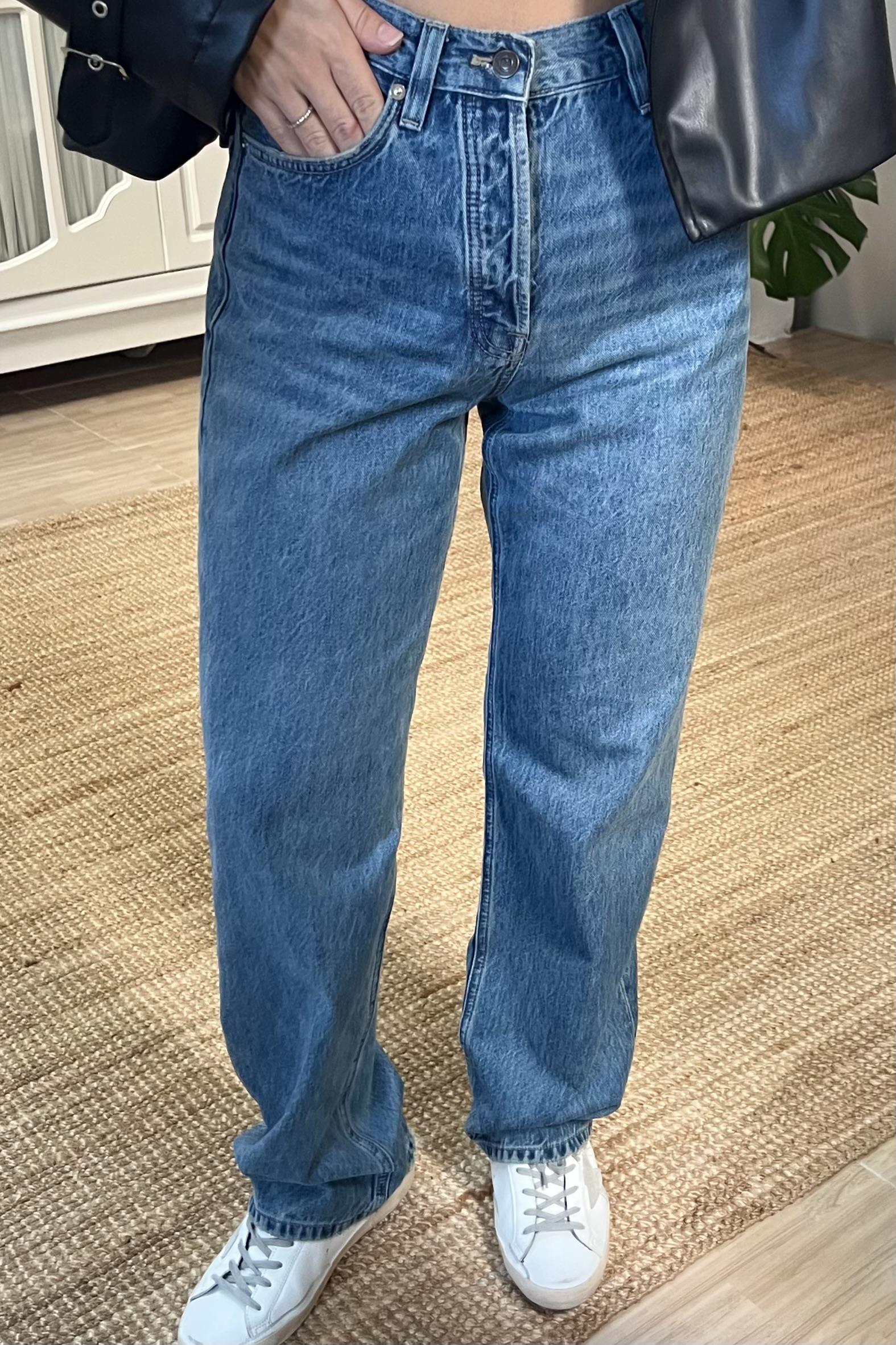 Orj Marka Yüksek Bel Straight Fit Jean uygun fiyatlarda www.butikhola.com adresinde