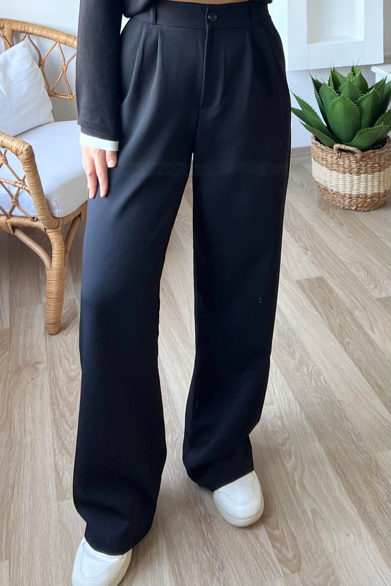 Siyah Comfort Palazzo Pantolon uygun fiyatlarda www.butikhola.com adresinde