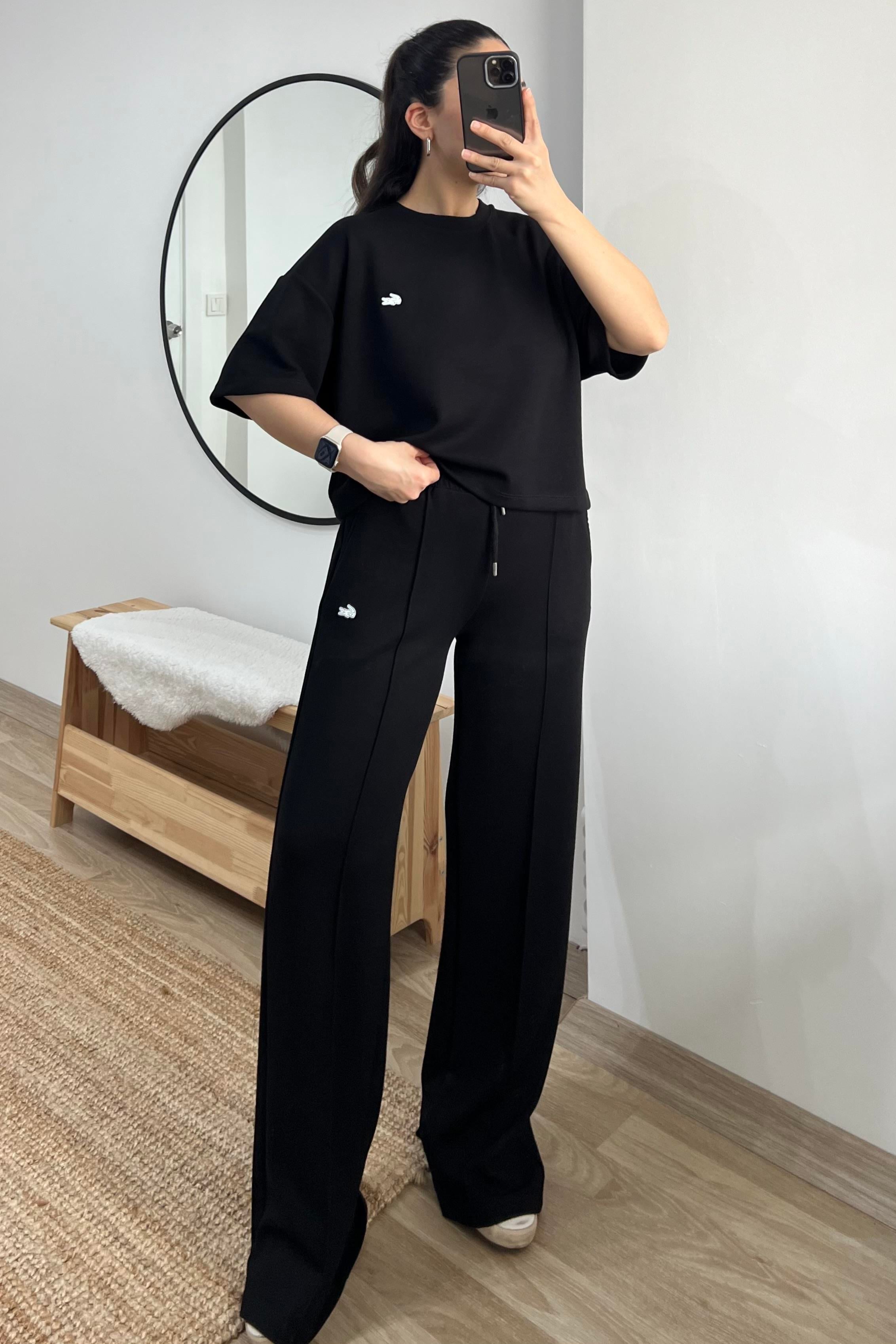 Siyah Modal Eşofman Takımı uygun fiyatlarda www.butikhola.com adresinde