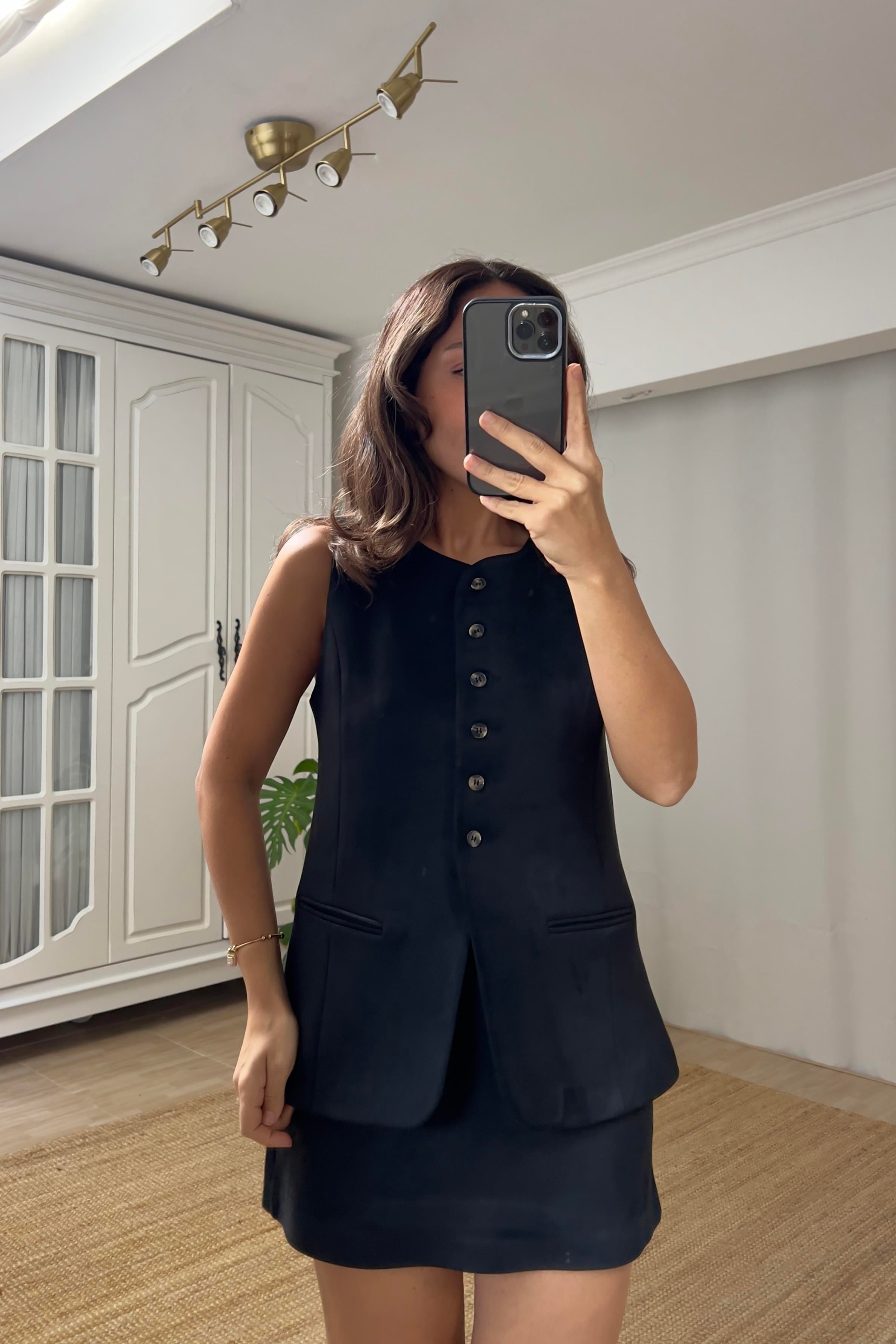 Siyah Premium Süet Yelek uygun fiyatlarda www.butikhola.com adresinde