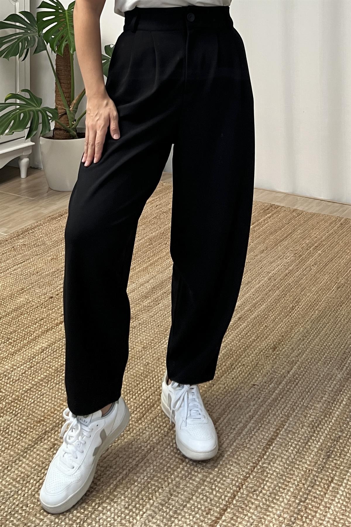 Siyah Şalvar Pantolon uygun fiyatlarda www.butikhola.com adresinde