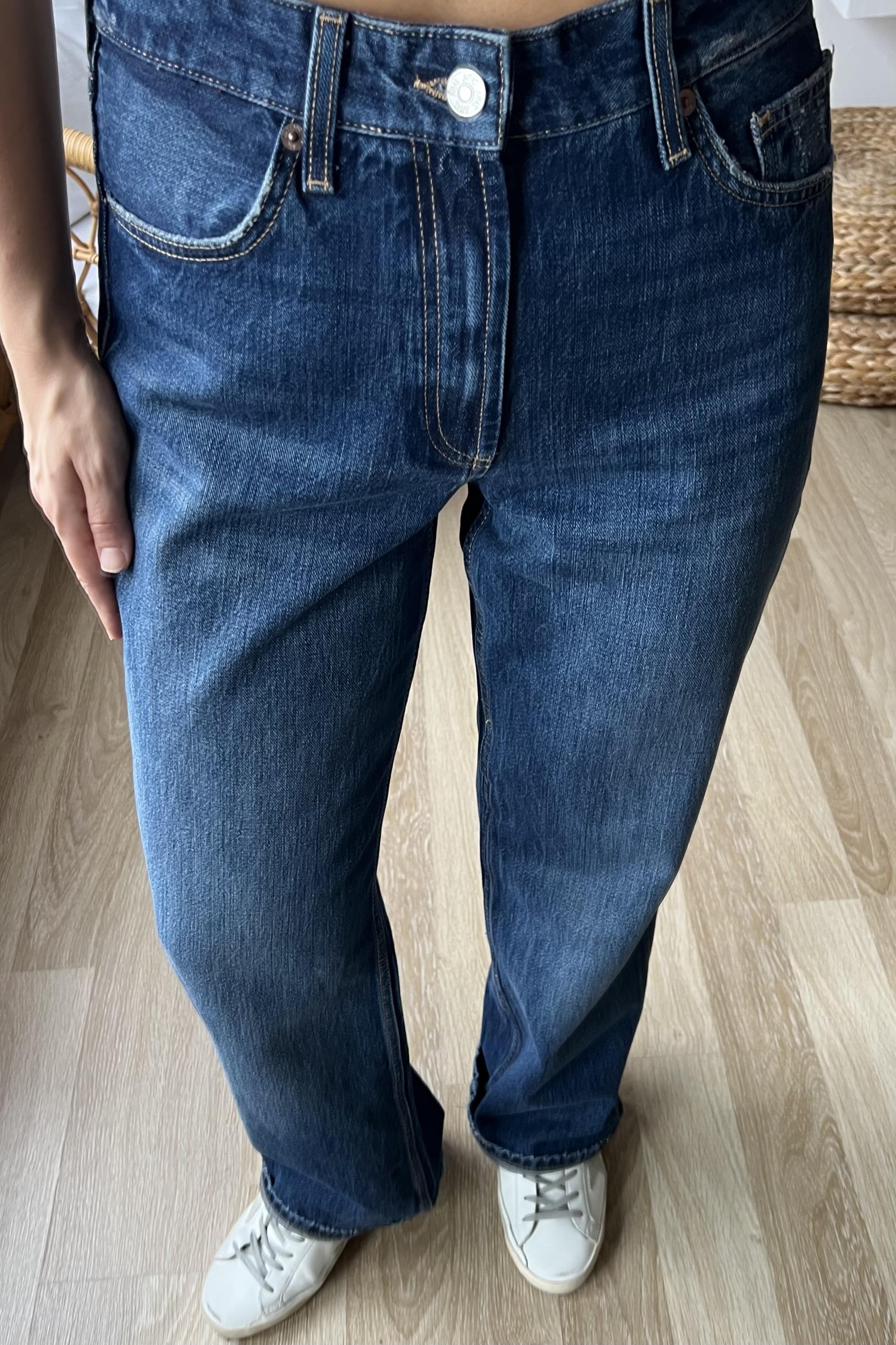 Zr Koyu Mavi Yıkamalı  Long Straight Fit Jean  uygun fiyatlarda www.butikhola.com adresinde