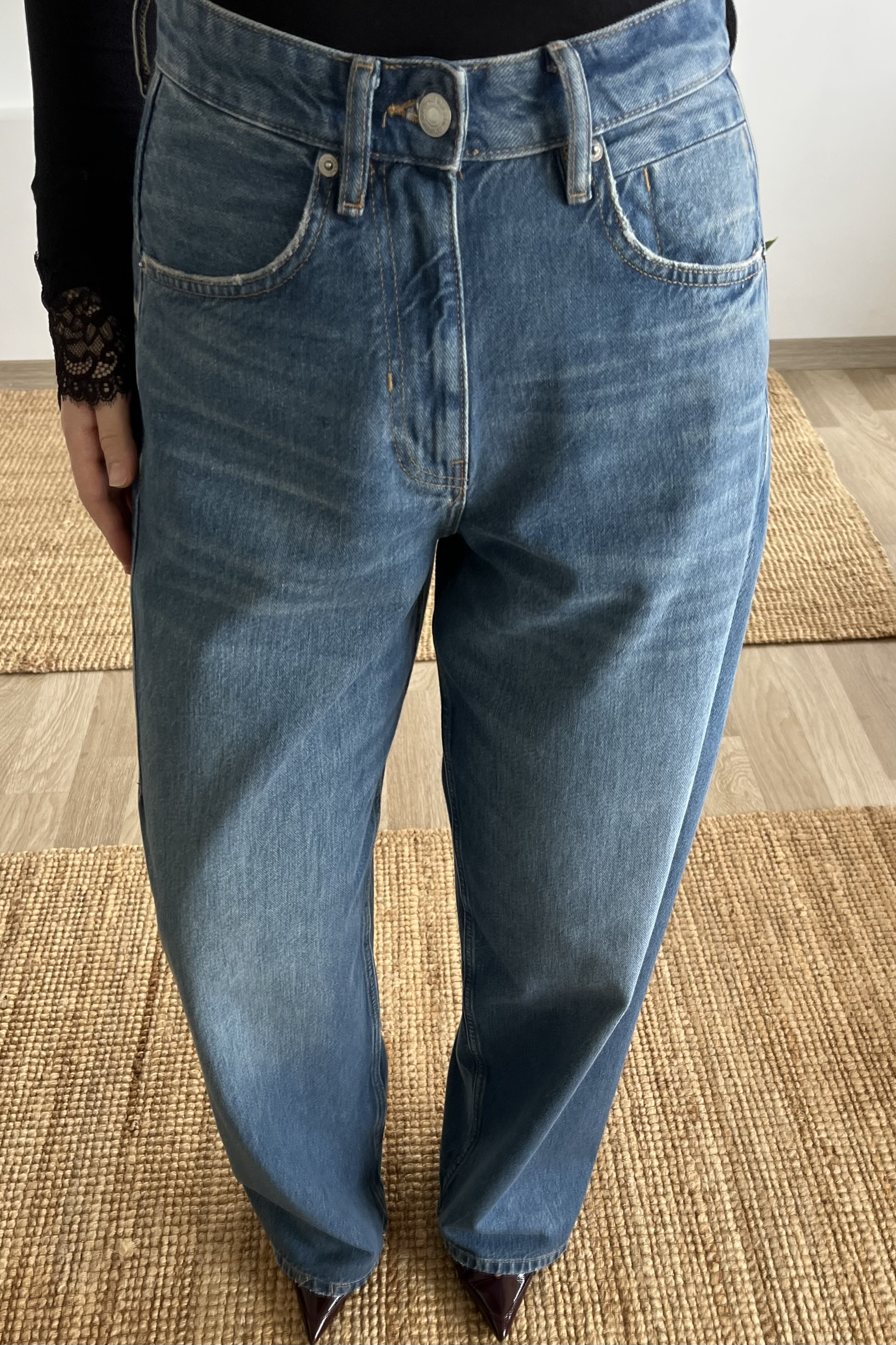 ZR Yüksek Bel Baggy Jean uygun fiyatlarda www.butikhola.com adresinde