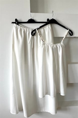 Beyaz Bohem Tensel Takım uygun fiyatlarda www.butikhola.com adresinde