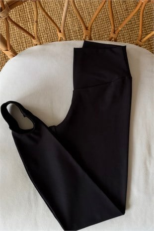 Siyah Toparlayıcı Füzo Tayt uygun fiyatlarda www.butikhola.com adresinde