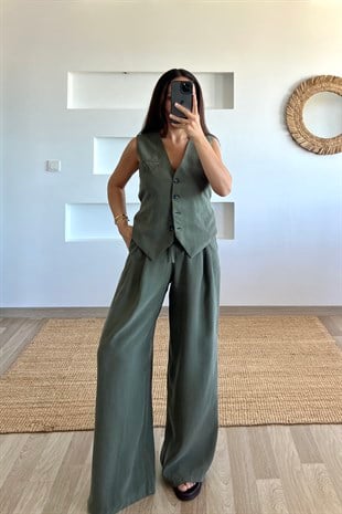 Urban Haki Tensel Takım uygun fiyatlarda www.butikhola.com adresinde