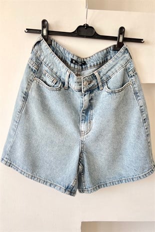Yumuşak Dokulu Şehir Boy Jean Şort uygun fiyatlarda www.butikhola.com adresinde
