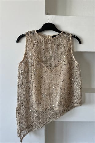Zr Bej Pullu File Bluz uygun fiyatlarda www.butikhola.com adresinde