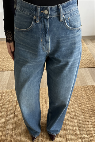 ZR Yüksek Bel Baggy Jean uygun fiyatlarda www.butikhola.com adresinde