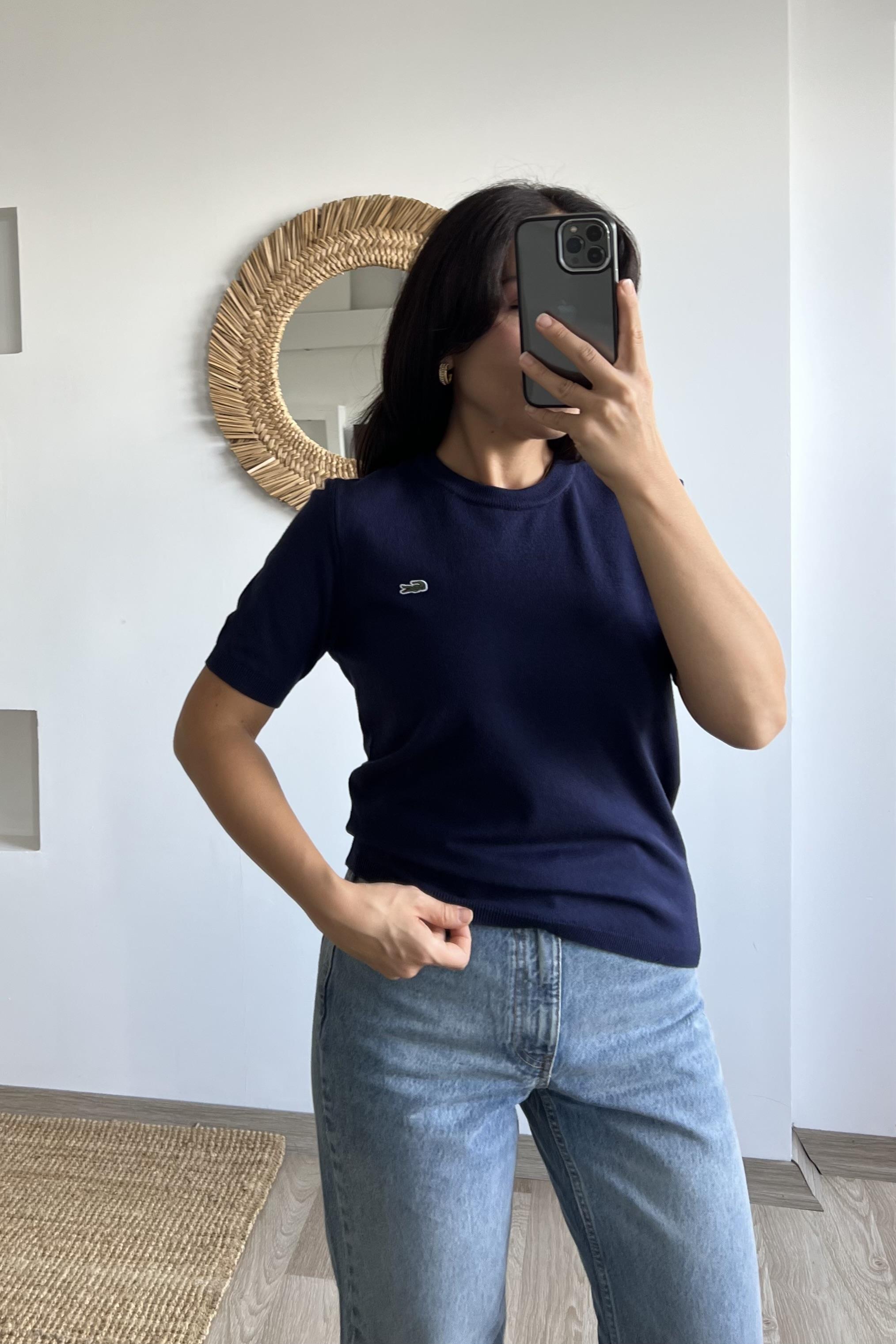 Lacivert Logo Nakışlı Yumuşak Dokulu Triko uygun fiyatlarda www.butikhola.com adresinde