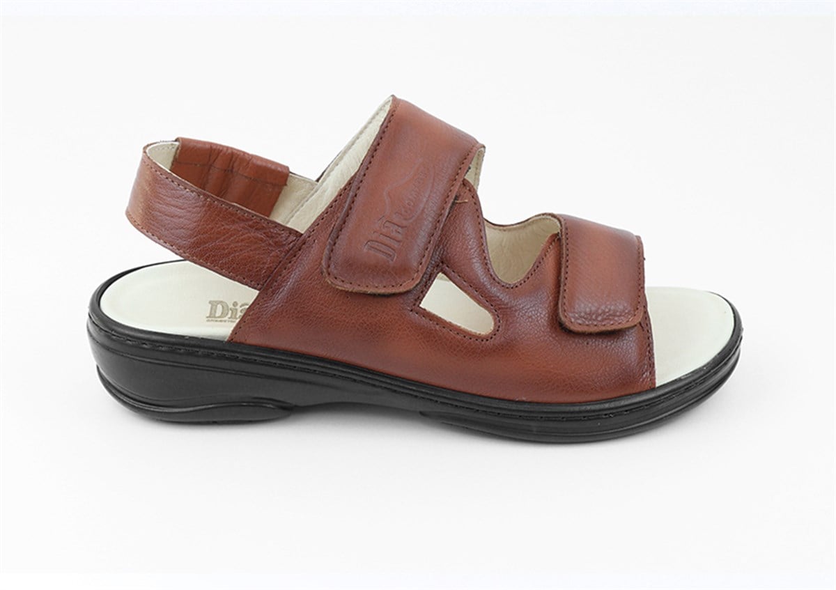 ORTOPEDiK DİYABETİK KADIN SANDALET TABA DİA 020