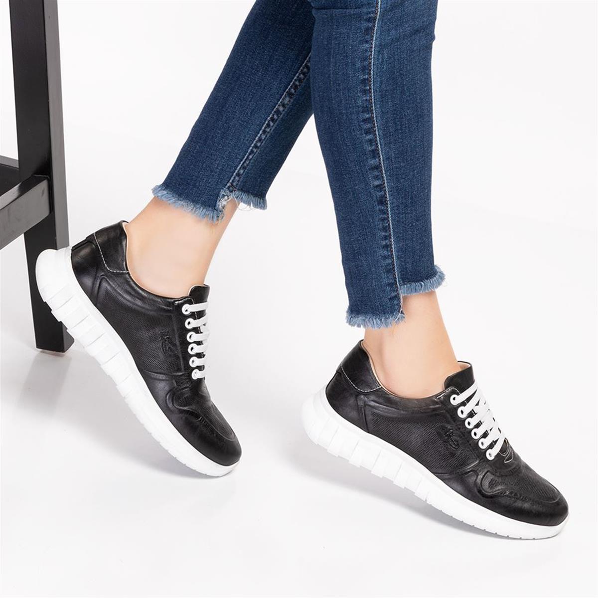 TOPTAN ORTOPEDiK DİYABETİK SPOR AYAKKABI SİYAH DİA 030