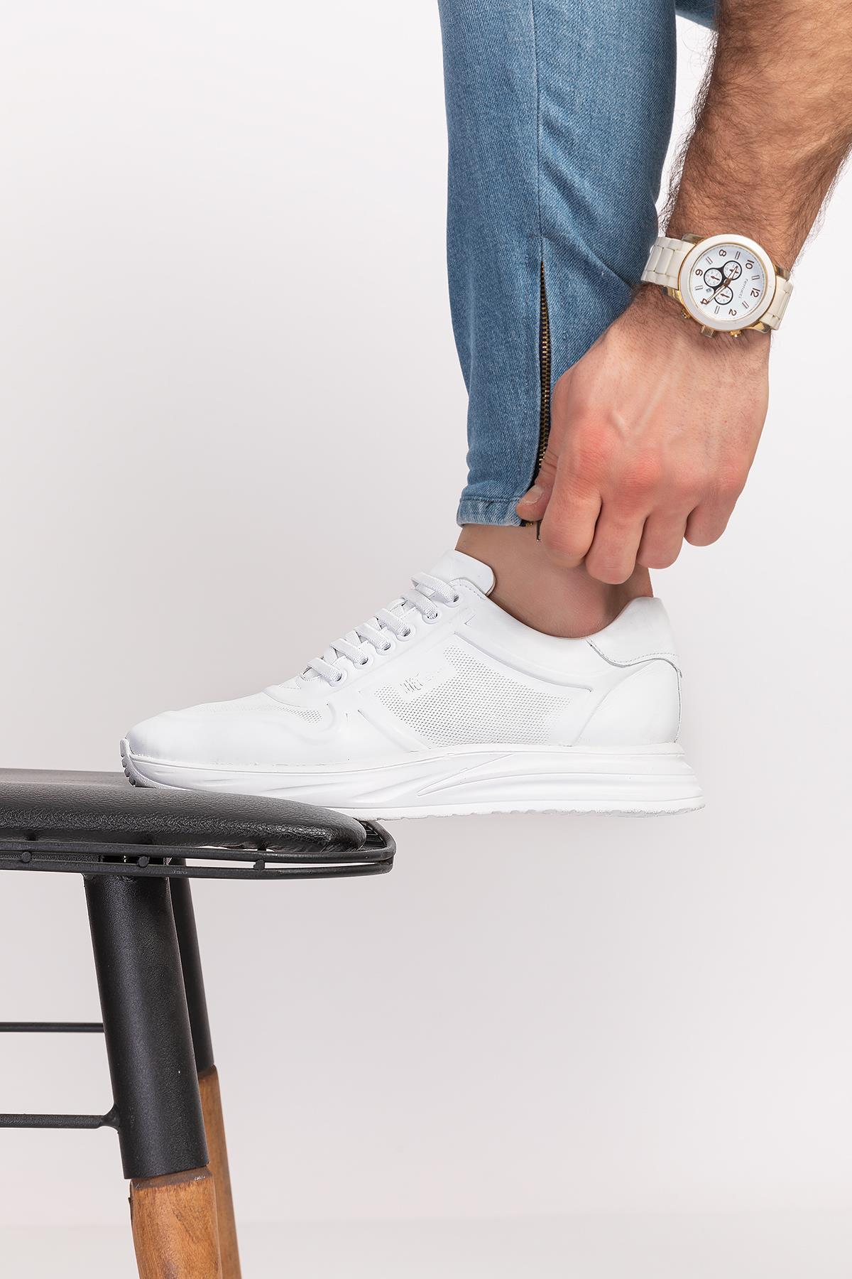 TOPTAN ORTOPEDiK DİYABETİK SPOR AYAKKABI BEYAZ DİA 030