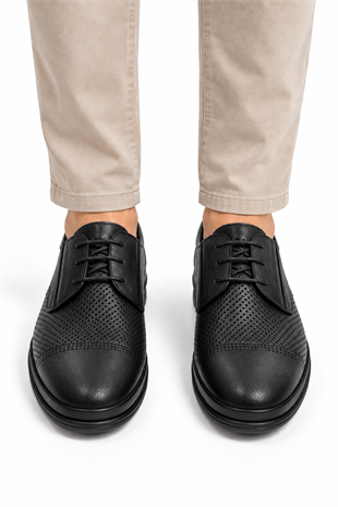 Dia Comfort 307 Casual Loafer Ortopedik Ayakkabı Siyah