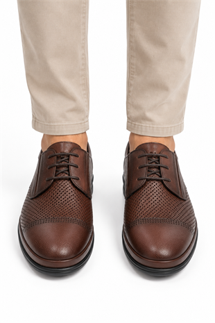 Dia Comfort 307 Casual Loafer Ortopedik Ayakkabı Taba