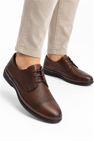 Dia Comfort 307 Casual Loafer Ortopedik Ayakkabı Kahve