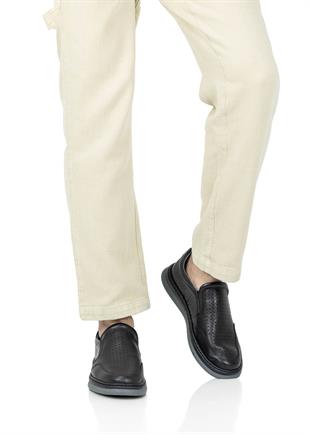 Dia Ortopedik Casual Hakiki Deri Erkek Ayakkabı Siyah