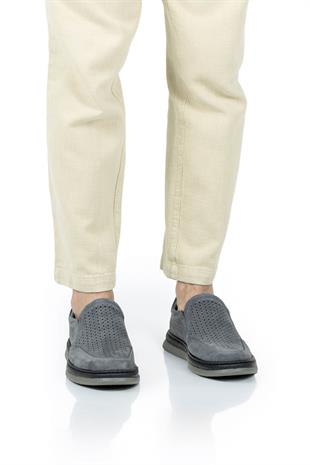 Dia Ortopedik Casual Süet Erkek Ayakkabı Koyu Gri