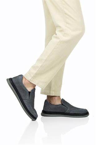 Dia Ortopedik Casual Süet Erkek Ayakkabı Koyu Gri