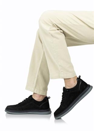 Dia Ortopedik Casual Süet Erkek Ayakkabı Siyah