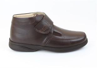 Dark Brown Diabetic Orthopedic For Men Boots