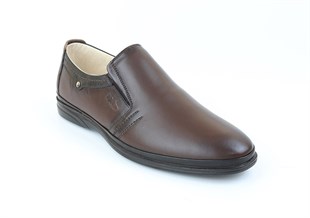 Dark Brown Diabetic Orthopedic Classic Men Shoes