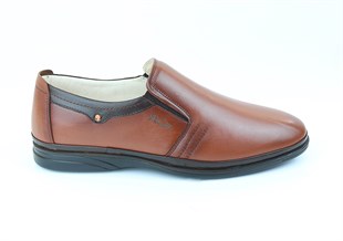 Brown Diabetic Orthopedic Classic For Men Shoes