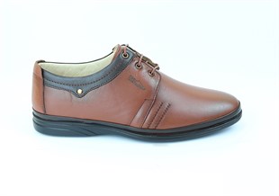 Brown Diabetic Orthopedic Classic For Men Shoes