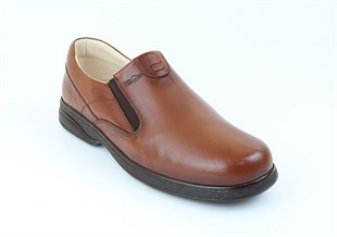 Brown Diabetic Orthopedic For Mens Walking Shoes