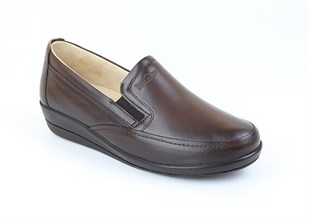Dark Brown Diabetic Orthopedic For Women Casual Shoes