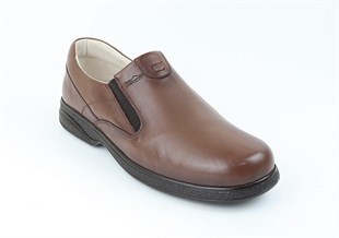 Brown Orthopedic Hallux Valgus Men Shoes